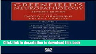 PDF  Greenfield s Neuropathology (2 Volume Set)  Free Books