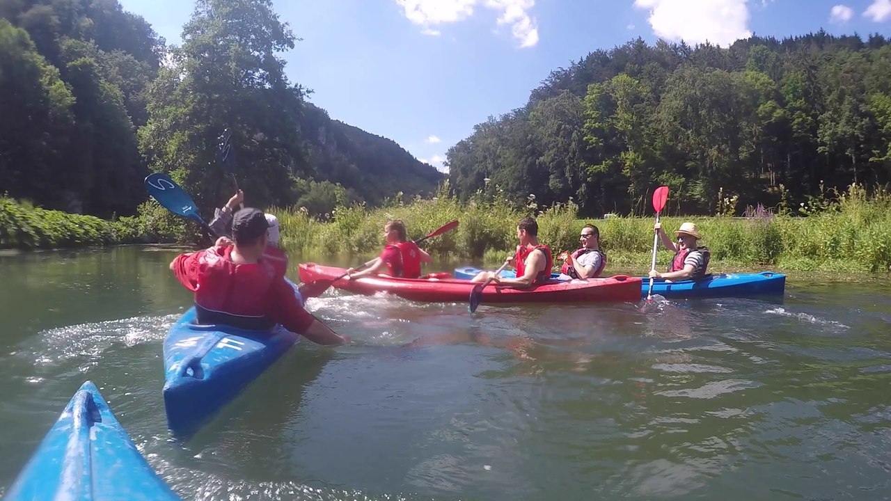 Kajak Fahren & Wasserschlacht - Wiesent - 2016