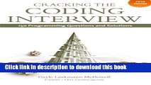 Ebook Cracking the Coding Interview: 150 Programming Questions and Solutions Full Online