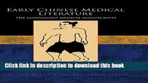 Books Early Chinese Medical Literature (The Sir Henry Wellcome Series) Full Online