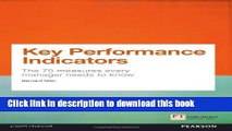 Ebook Key Performance Indicators (KPI): The 75 measures every manager needs to know Full Download