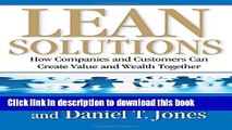 Ebook Lean Solutions: How Companies and Customers Can Create Value and Wealth Together Full Online