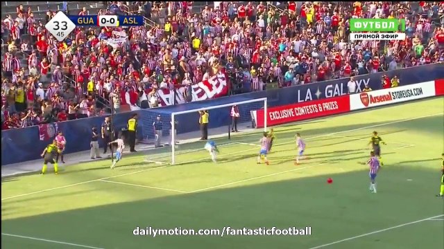 Rob Holding DEBUT Goal HD - Chivas Guadalajara 0-1 Arsenal FC - Friendly 31.07.2