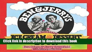 Books Ben   Jerry s Homemade Ice Cream   Dessert Book Full Online