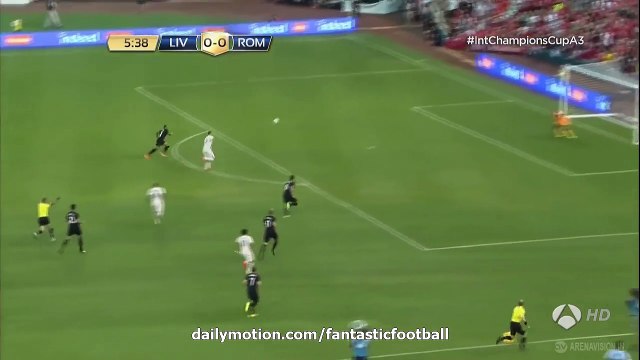 Edin Džeko Incredible Miss HD - Liverpool vs AS Roma International Champions Cup