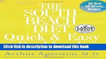 PDF  The South Beach Diet Quick and Easy Cookbook: 200 Delicious Recipes Ready in 30 Minutes or