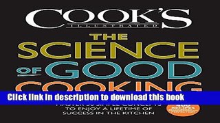 Ebook The Science of Good Cooking Full Online