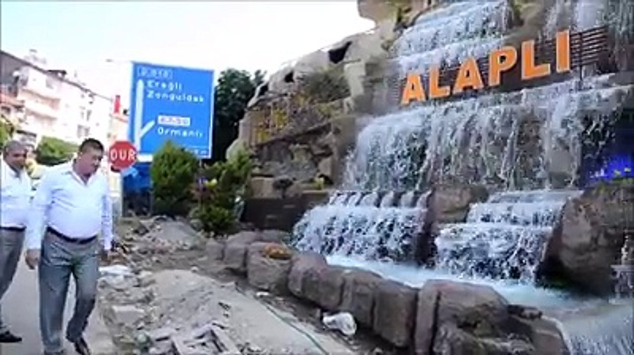 DEKORATİF ŞELALE DE İLK DENEME YAPILDI | ereglionder.com.tr