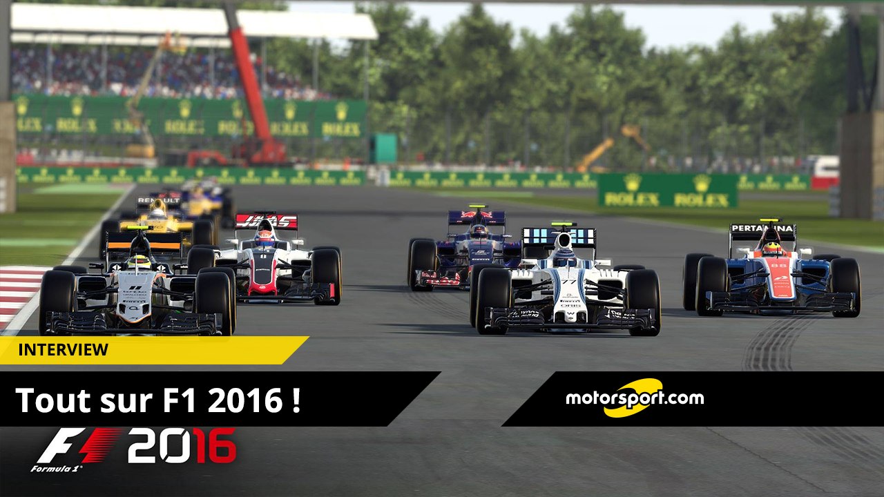 F1 2016 - Interview de Gary Richards, de Codemasters