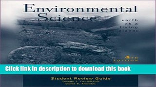 Ebook Environmental Science, Student Companion CD-ROM: Earth as a Living Planet Free Online