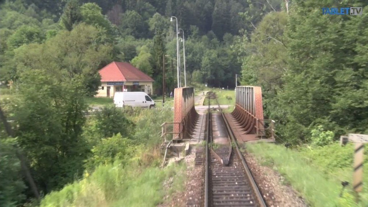 UNIKÁTNY VLAKOVÝ VIDEOPROJEKT: Cestujeme z Brezna do Banskej Bystrice