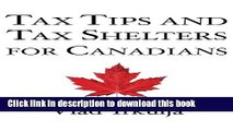 Ebook Tax Tips And Tax Shelters For Canadians Free Download