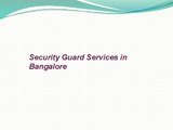 Security Guard Services in Bangalore video