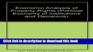 Books Economic Analysis of Property Rights Free Online