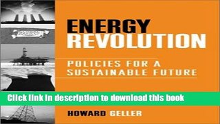 Books Energy Revolution: Policies for a Sustainable Future Full Online