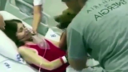 En phase terminale, elle demande à voir son chien pour la dernière fois, émouvant !