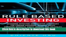 Ebook Rule Based Investing: Designing Effective Quantitative Strategies for Foreign Exchange,