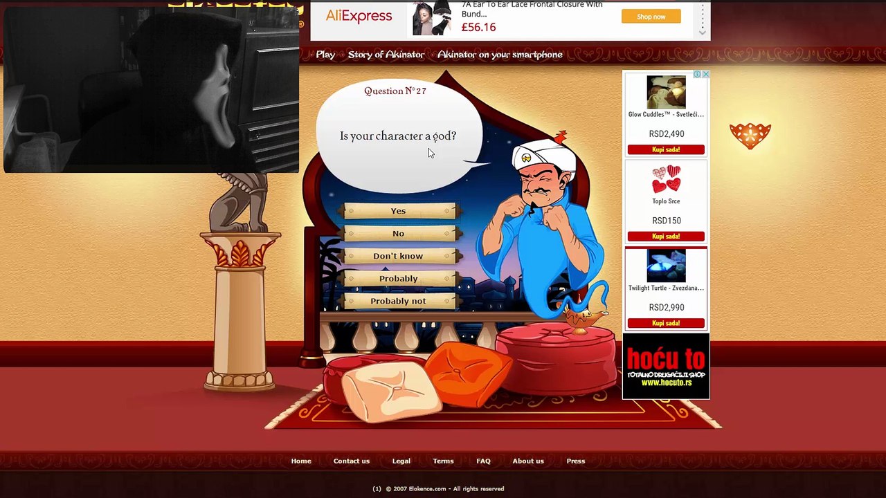 Ghostface and Akinator