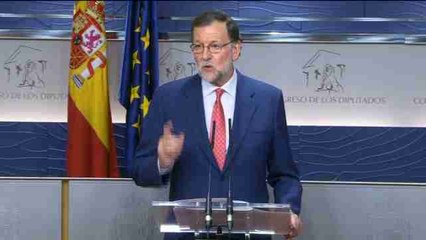Rajoy  avisa a Sánchez de que si se mantiene en el no se repetirán las elecciones