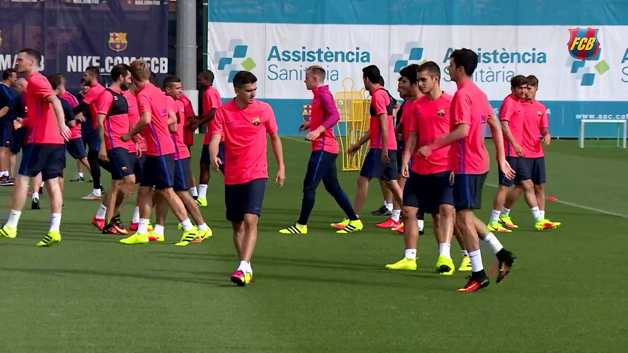 تدريبات برشلونة اليوم