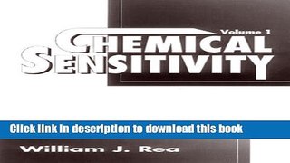 Ebook Chemical Sensitivity, Volume I Full Online