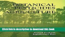 Books Botanical Pesticides in Agriculture Full Online