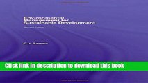 Ebook Environmental Management for Sustainable Development (Routledge Environmental Management)
