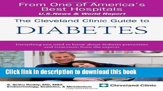 [Read PDF] The Cleveland Clinic Guide to Diabetes (Cleveland Clinic Guides) Ebook Online