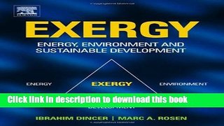 Ebook EXERGY: Energy, Environment and Sustainable Development Free Online
