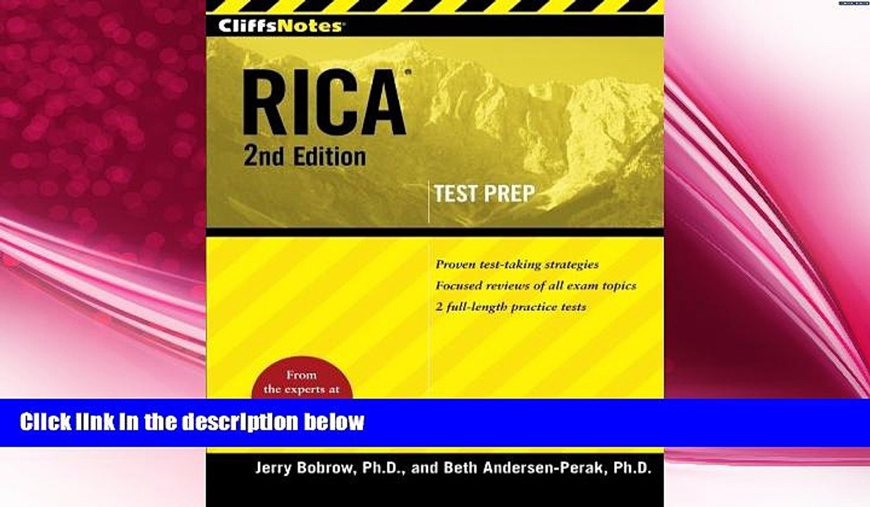 complete CliffsNotes RICA 2nd Edition (CliffsNotes (Paperback))
