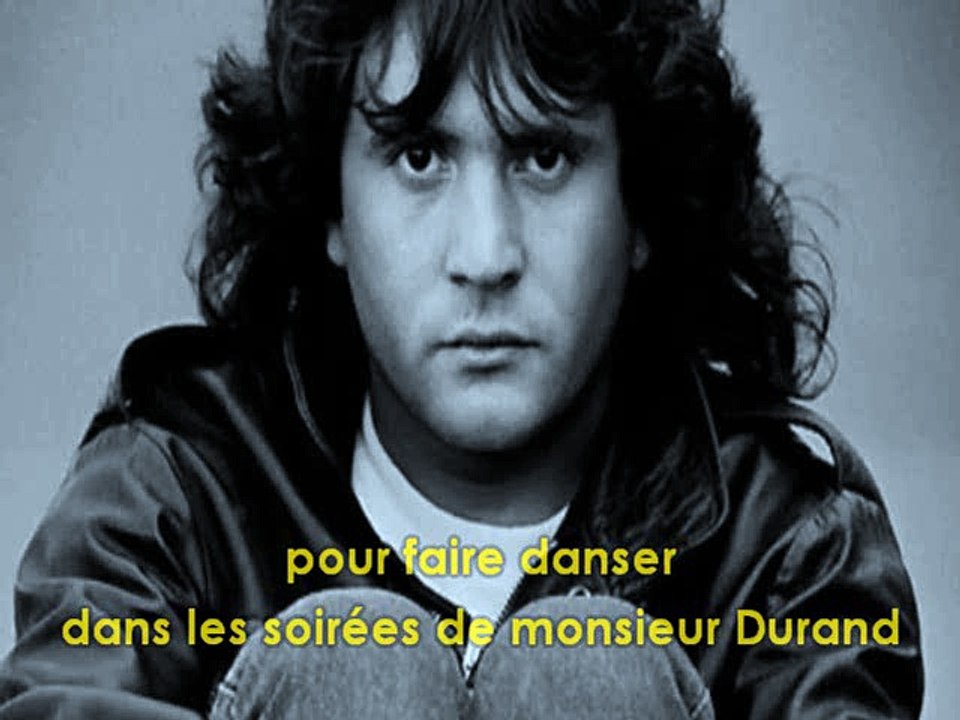 KARAOKE DANIEL BALAVOINE - Le chanteur