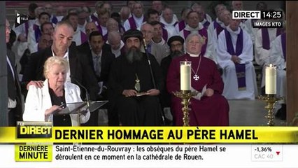 Hommage au père Hamel : l'hommage de la soeur du père Hamel