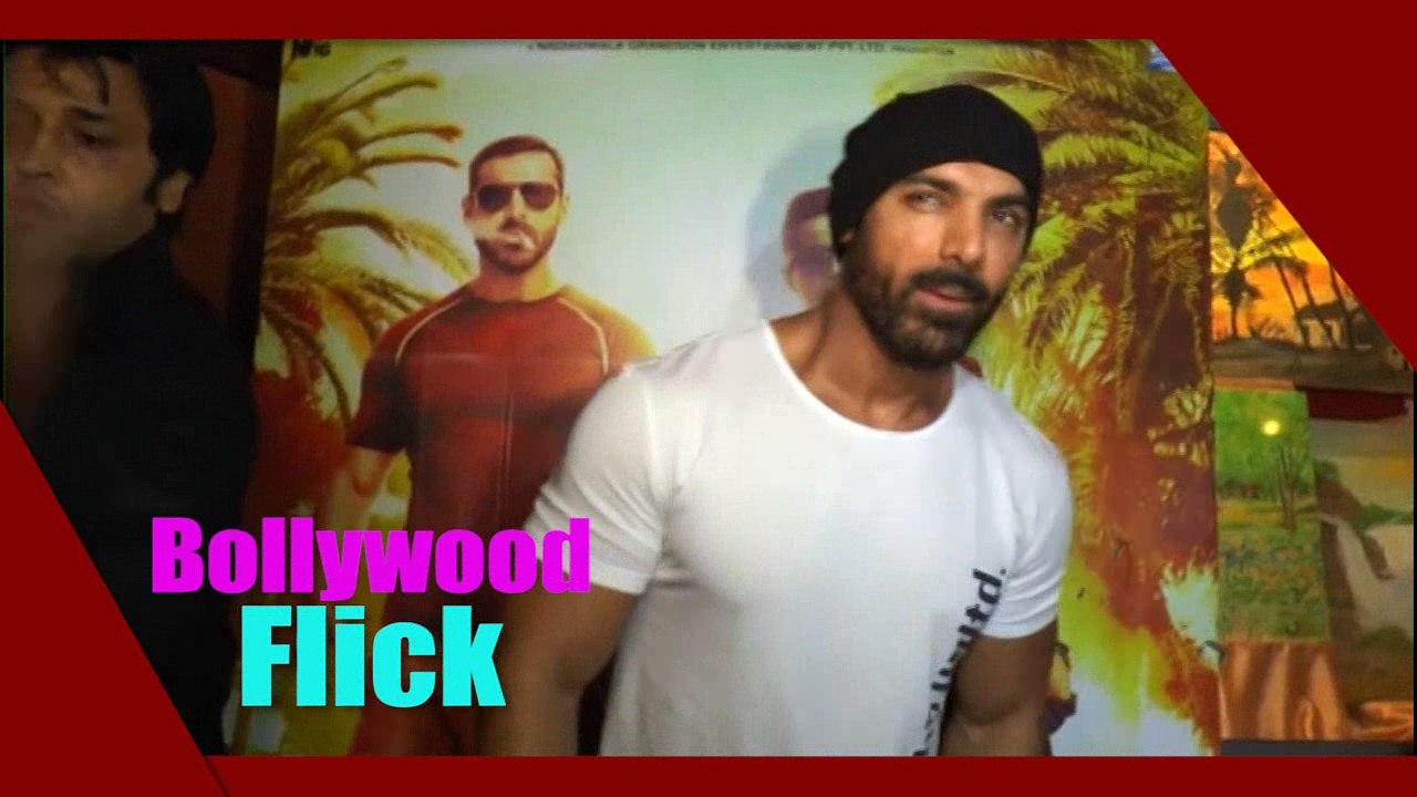 JOHN ABRAHAM VISIT GAETY GALAXY FOR DISHOOM