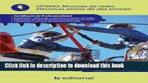 [Read PDF] Montaje de redes elÃ©ctricas aÃ©reas de alta tensiÃ³n. ELEE0209 (Spanish Edition) Ebook