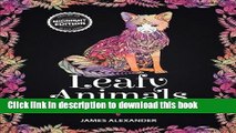 Ebook Leafy Animals: Midnight Edition: A Beautiful Adult Coloring Book with 55 Intricate Animals