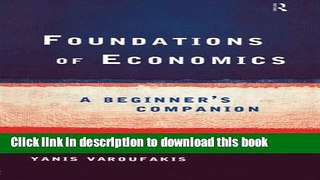 Books Foundations of Economics: A Beginner s Companion Free Online