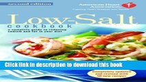 [Read PDF] The American Heart Association Low-Salt Cookbook: A Complete Guide to Reducing Sodium