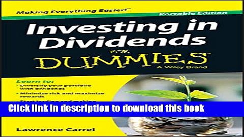 Ebook Investing In Dividends For Dummies Free Online