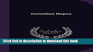 Ebook Cornelius Nepos Free Online