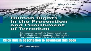 Ebook Human Rights in the Prevention and Punishment of Terrorism: Commonwealth Approaches: The