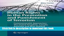 Ebook Human Rights in the Prevention and Punishment of Terrorism: Commonwealth Approaches: The