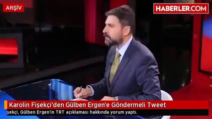 Karolin Fişekçi'den Gülben Ergen'e Göndermeli Tweet