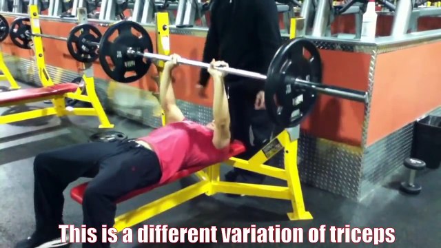 Bigger arms triceps workout routine