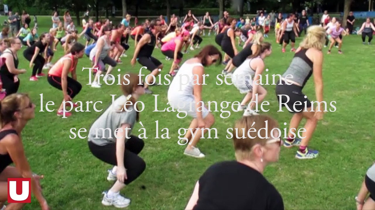 Cet été la gym suédoise débarque au parc Léo Lagrange de Reims