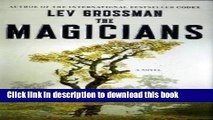 [PDF] The Magicians: A Novel (Magicians Trilogy) Online Book