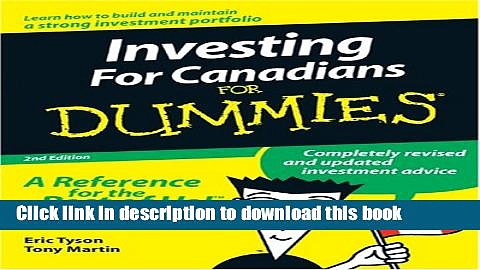 Ebook Investing for Canadians for Dummies Full Online
