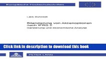 PDF  Bilanzierung von Aktienoptionen nach IFRS 2: Darstellung und Ã¶konomische Analyse