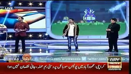 Waseem Badami Fight with Ali Hassan Comedian in LIVE show
