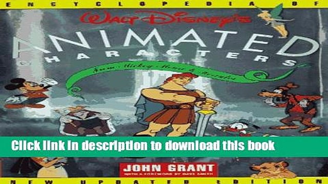 PDF Encyclopedia of Walt Disney s Animated Characters: From Mickey Mouse to Hercules Online