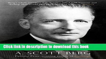 [Read PDF] Max Perkins: Editor of Genius Download Online